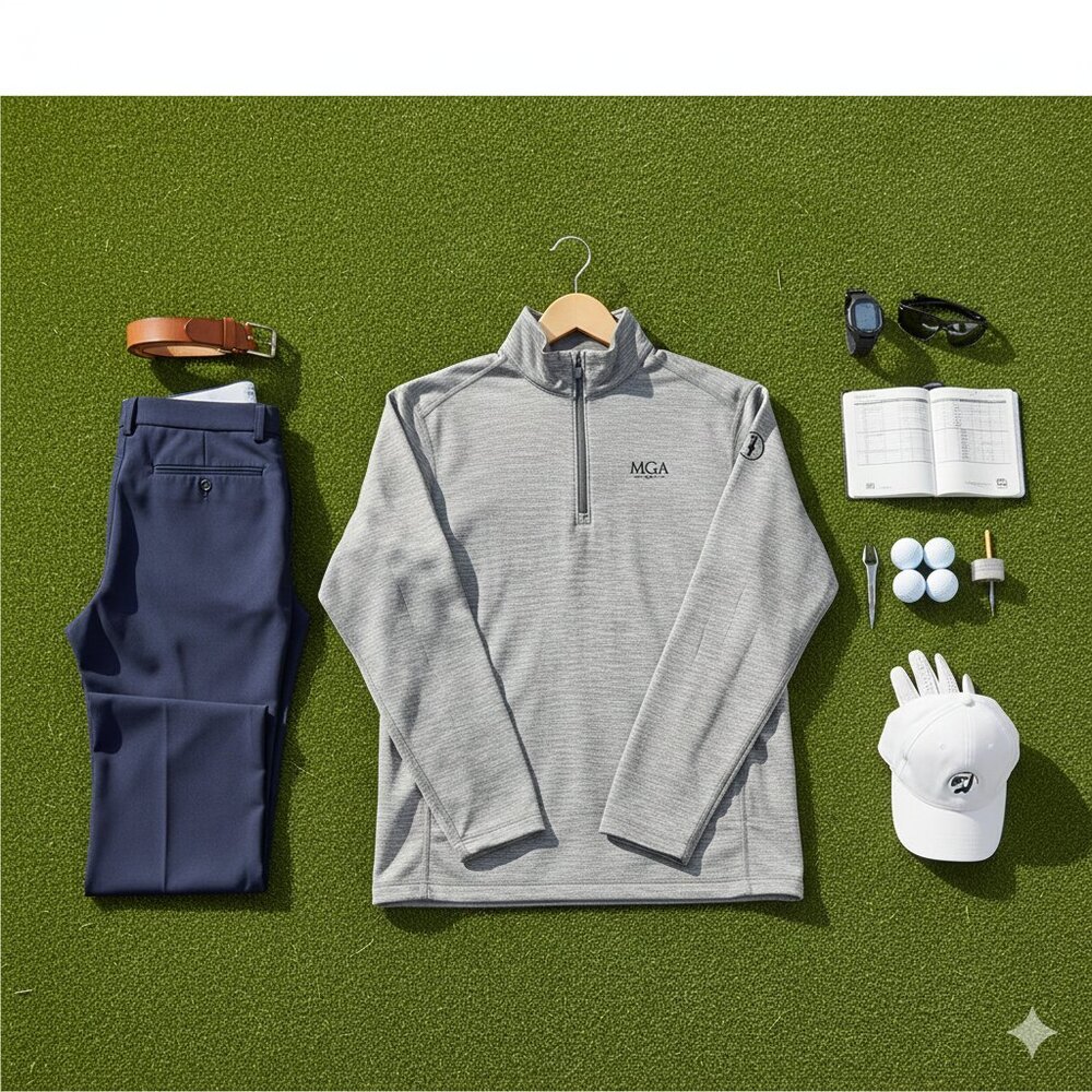 Vineyard Vines Gray Performance MGA Pullover - Picture 13 of 13